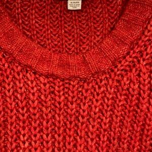 Beautiful red soft sweater